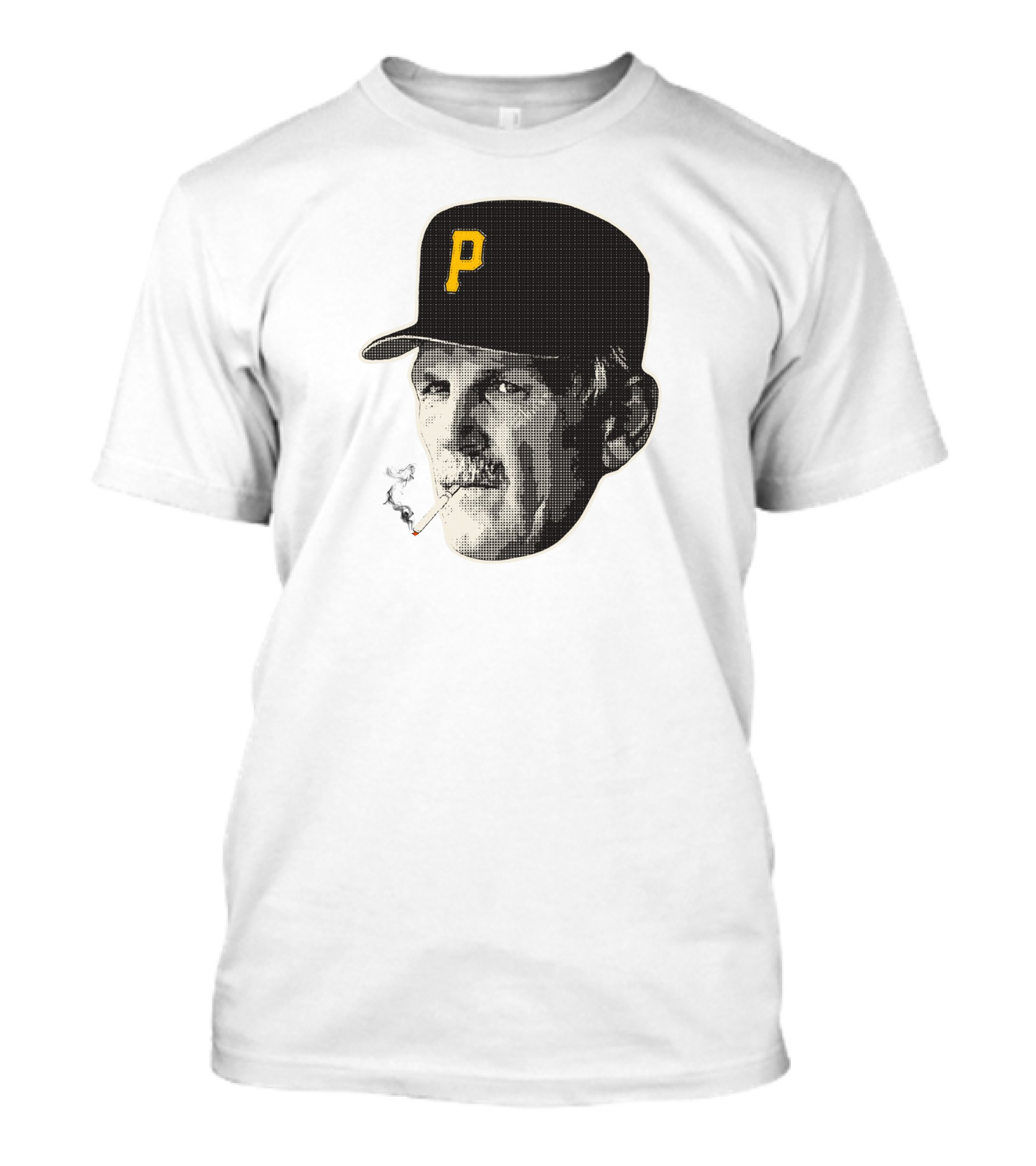 Jimmy Leyland Smoking Pittsburgh Baseball Hat With Cigarette T-Shirt