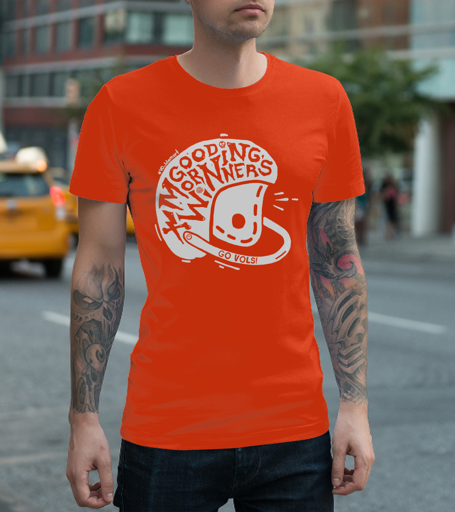 Good Morning Winners Go Vols Football Helmet T-Shirt