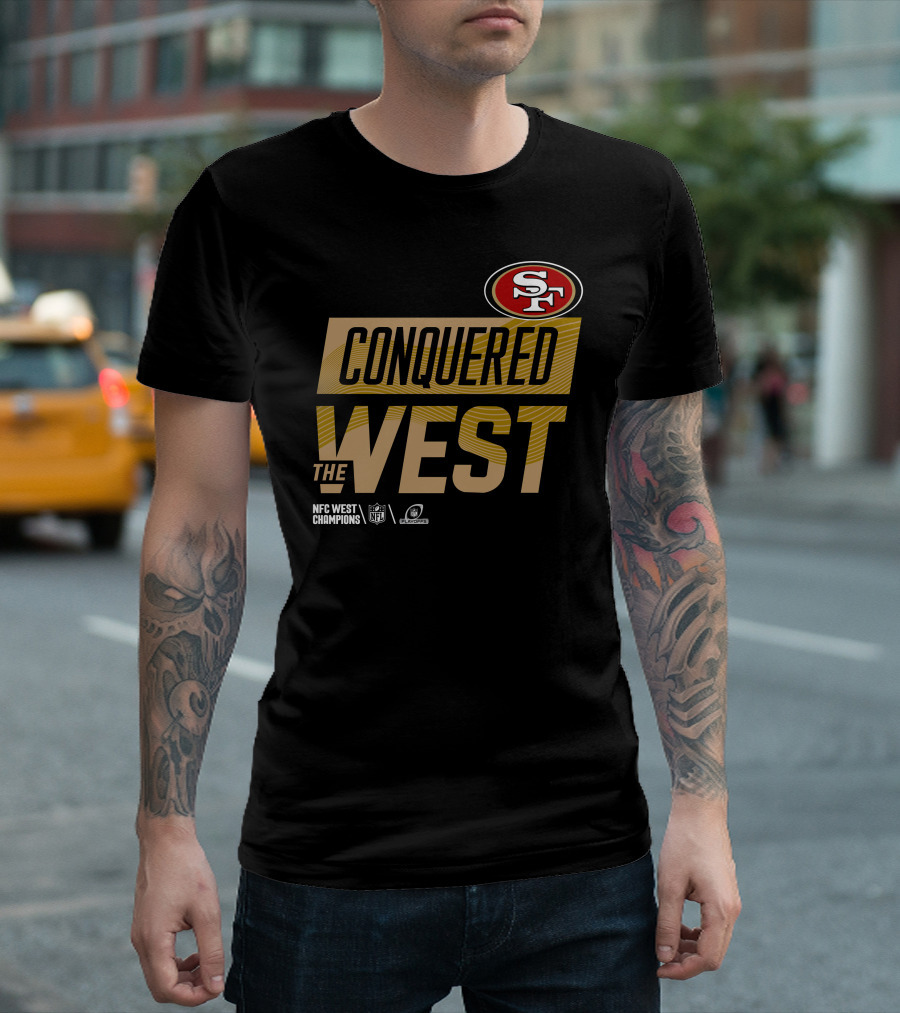 San Francisco 49ers Conquered the West NFC West Champions NFL Playoffs T-Shirt