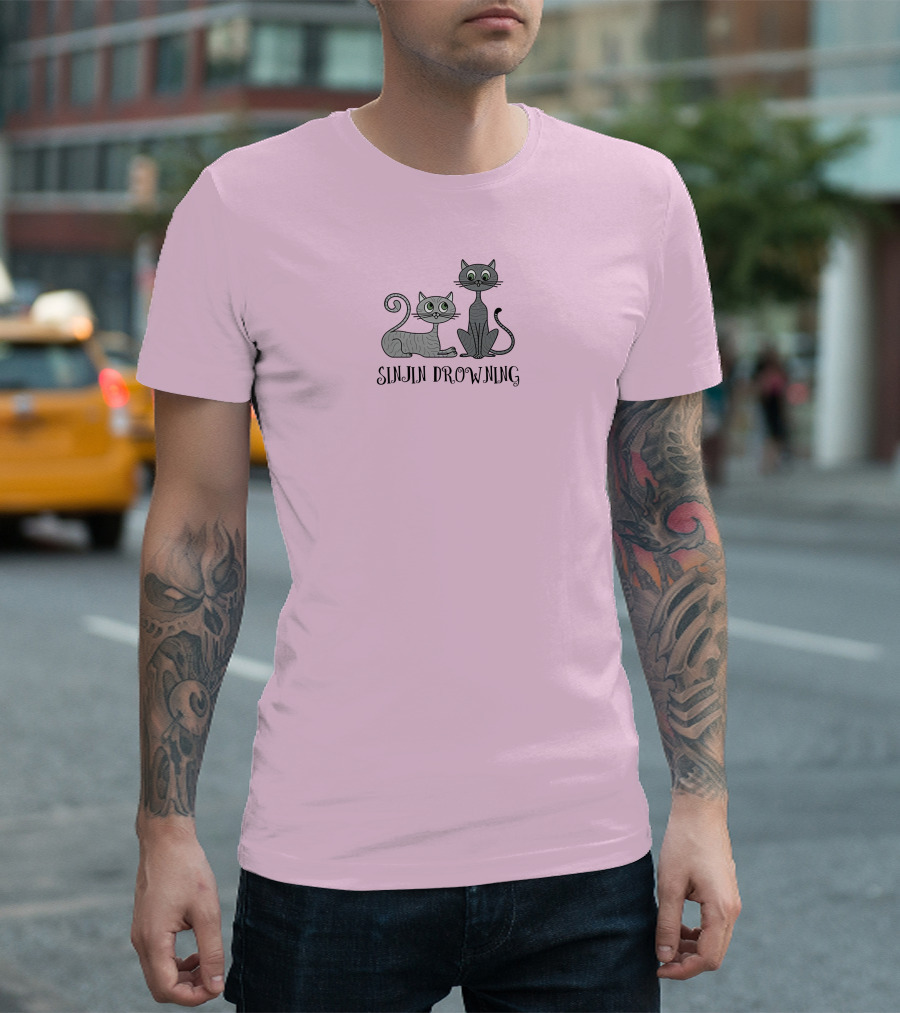 Sinjin Drowning Cats Beck And Jade T-Shirt