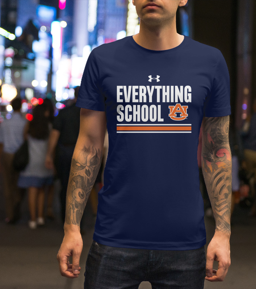 Auburn Football Everything School Under Armour AU T-Shirt