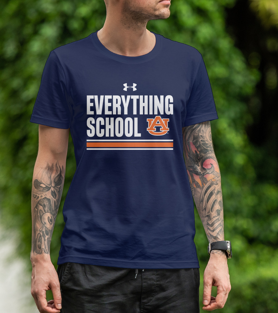 Auburn Football Everything School Under Armour AU T-Shirt
