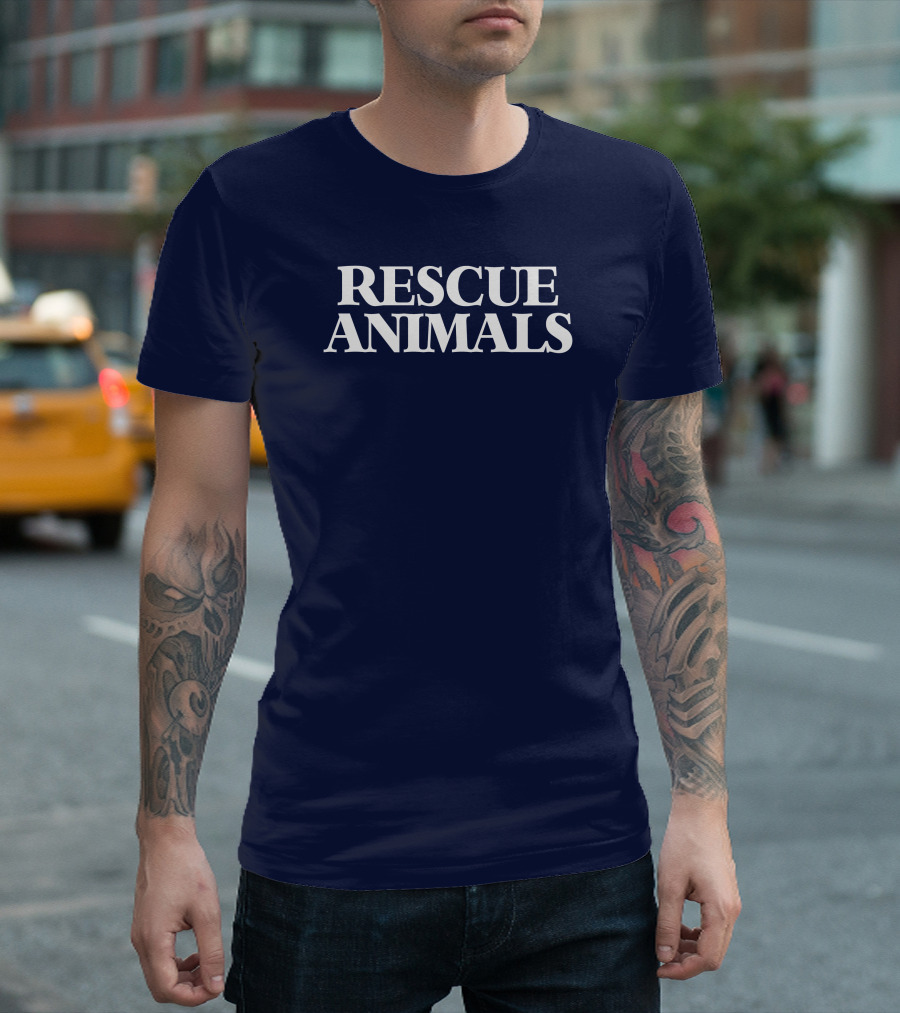Thevintageveganchick Rescue Animals T-Shirt