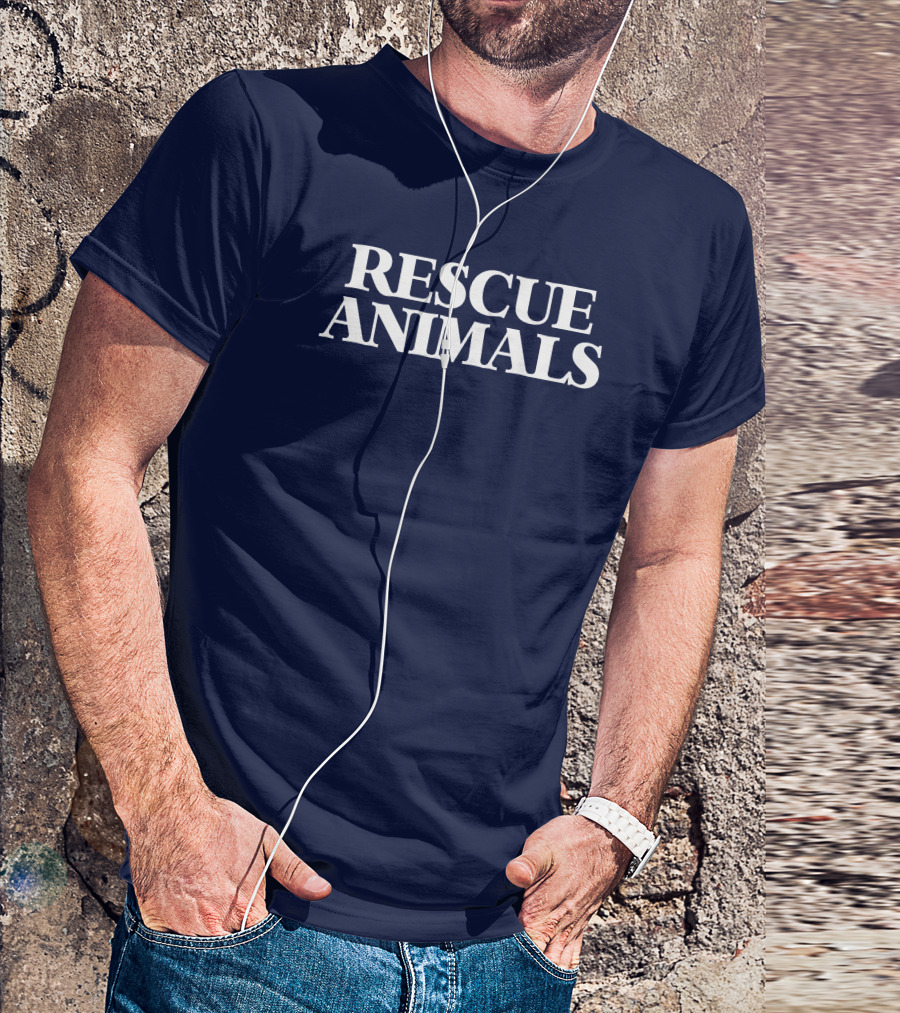 Thevintageveganchick Rescue Animals T-Shirt