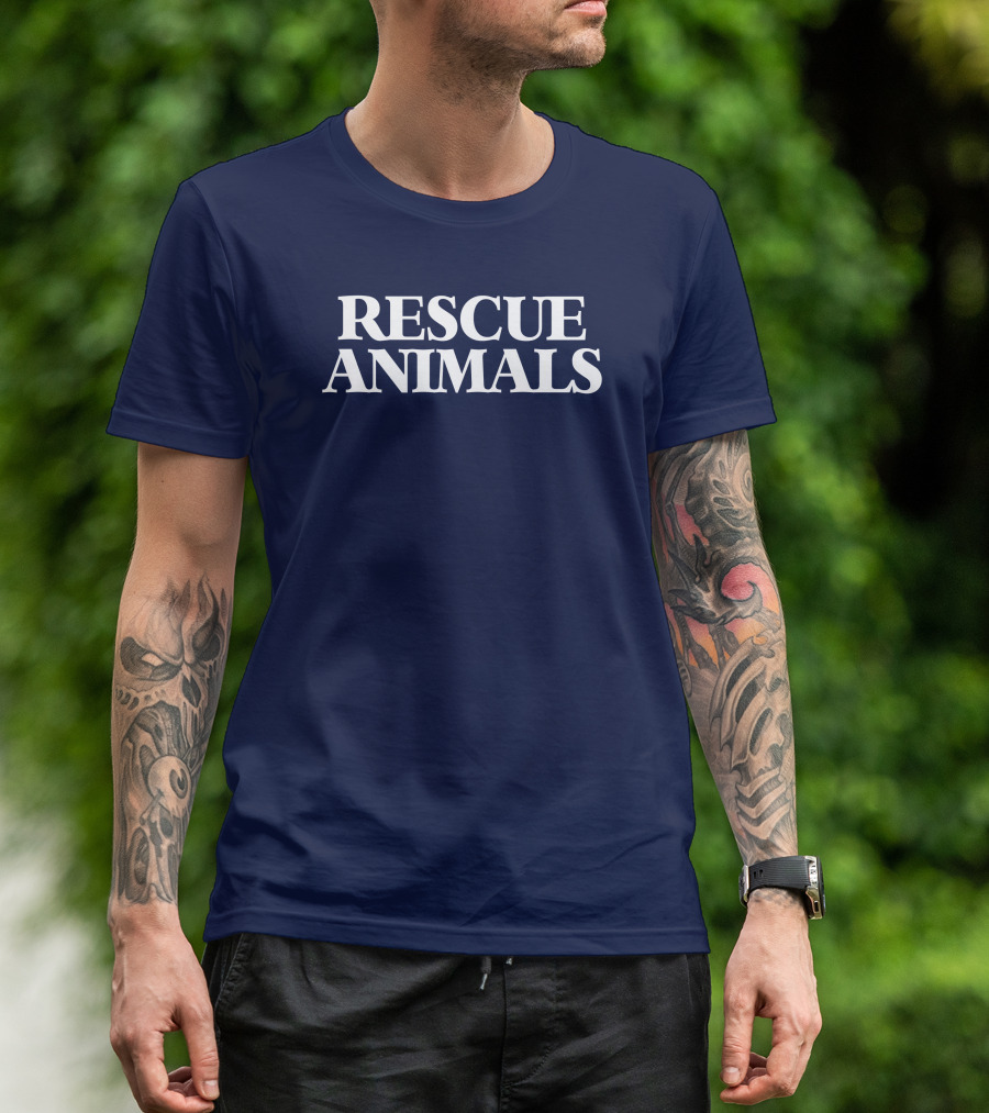 Thevintageveganchick Rescue Animals T-Shirt