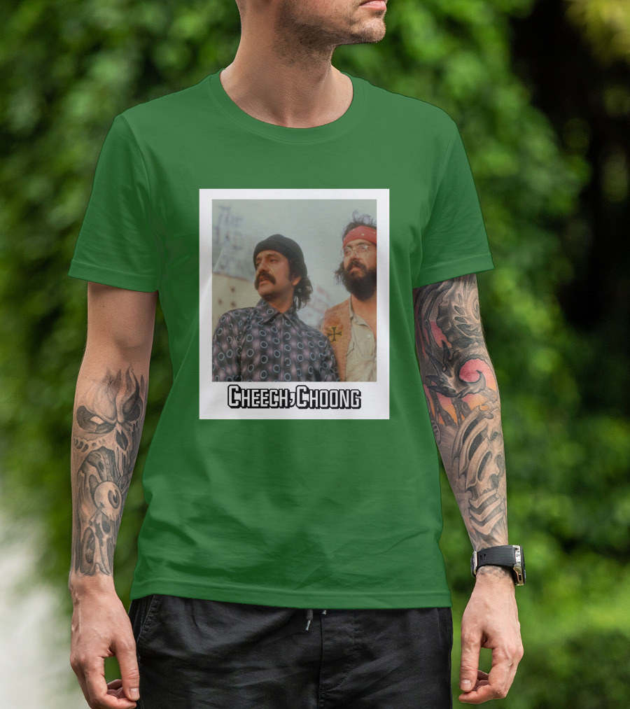 Cheech And Chong Retro Movie Duo Mikey Banker T-Shirt