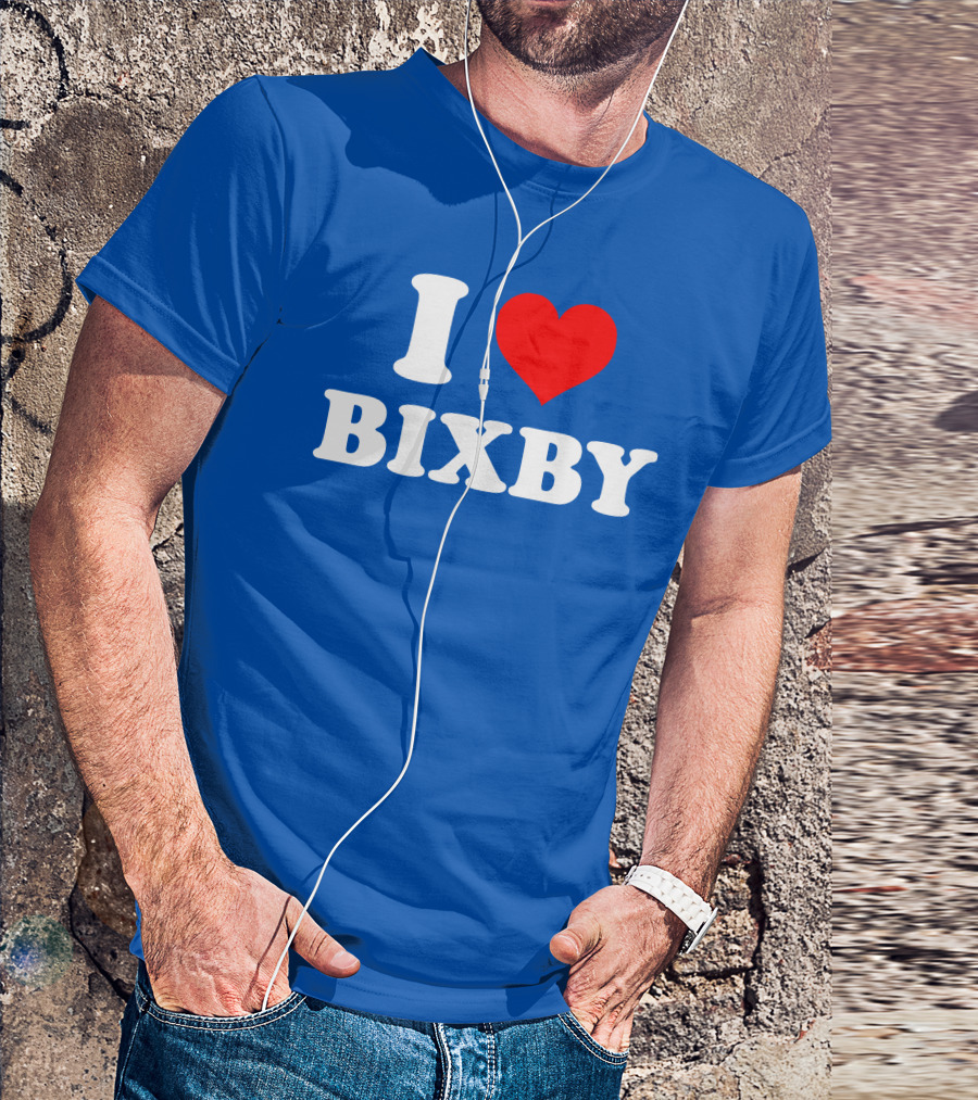 Agent47il I Love Bixby Heart T-Shirt
