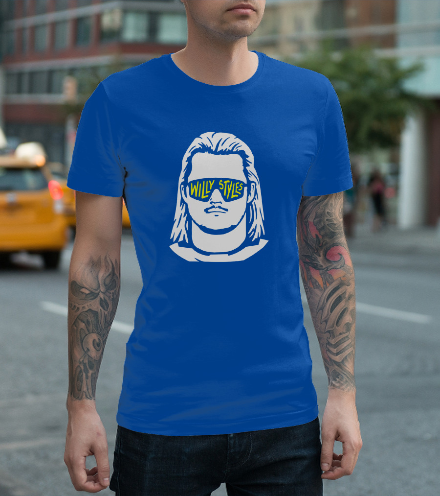 Futuremrsmarner Willy Styles Retro Sunglasses T-Shirt