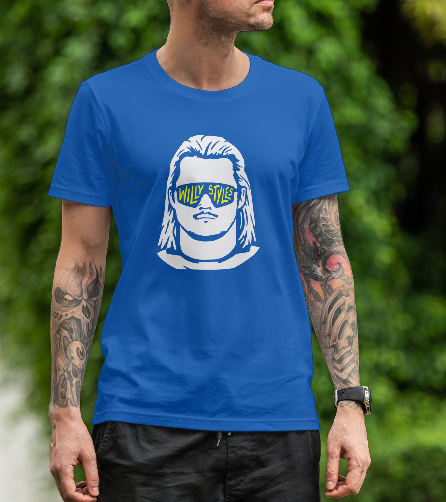 Futuremrsmarner Willy Styles Retro Sunglasses T-Shirt