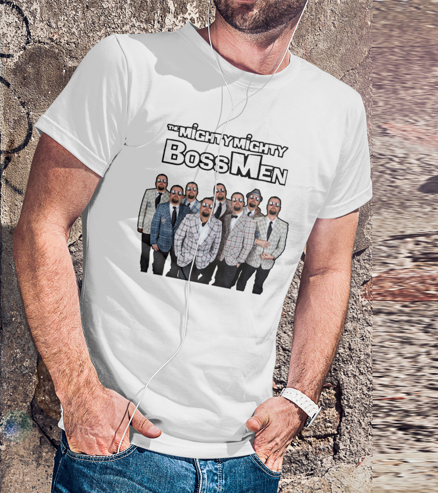 The Mighty Mighty Boss Men JaimsVanDerBeek Band Members In Suits T-Shirt
