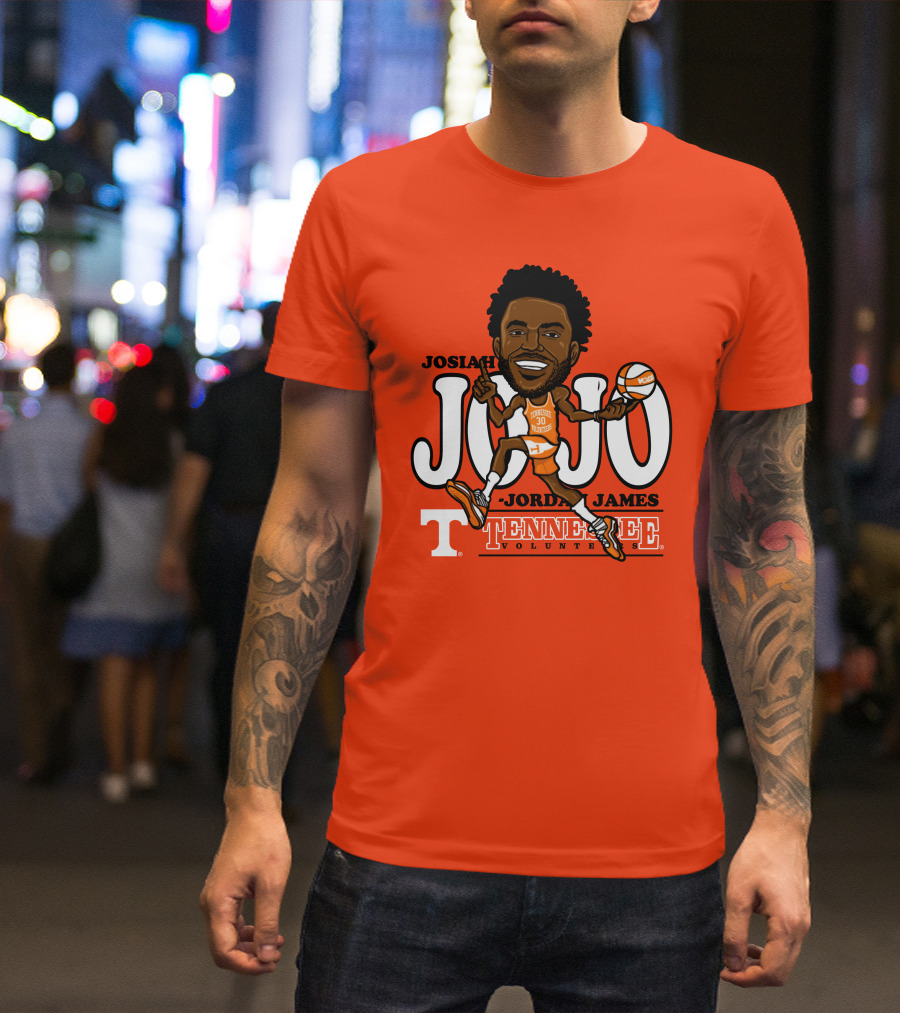Josiah Jordan James JoJo Tennessee Volunteers Basketball T-Shirt