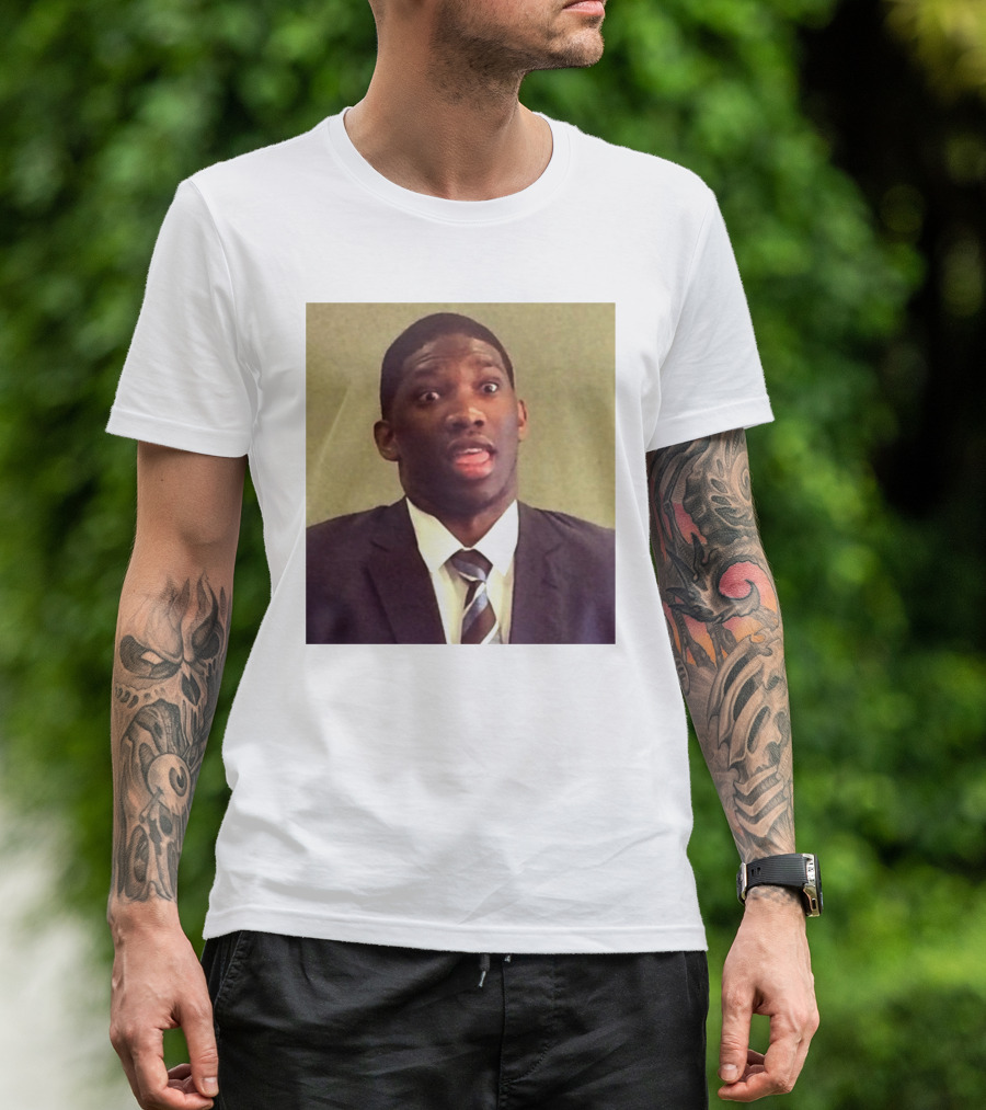Philadelphia 76Ers Joel Embiid Birthday Suit T-Shirt