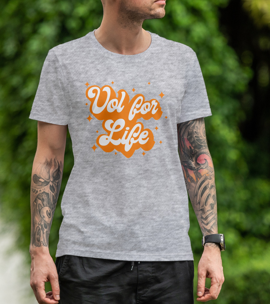 Vol For Life Alexis Foust Orange Sparkle T-Shirt