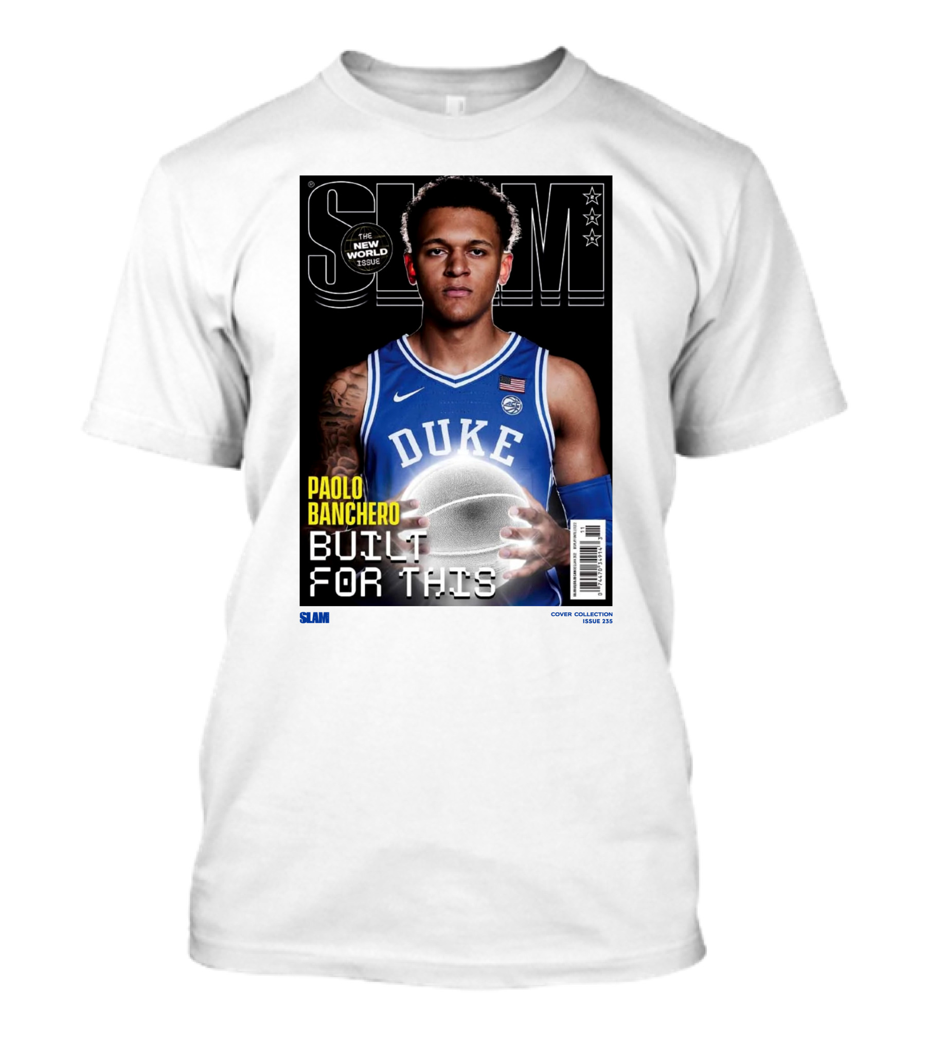 SLAM New World Issue Paolo Banchero Duke Built For This Issue 235 T-Shirt