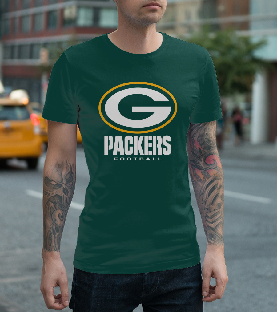 Green Bay Packers Football NFL Logo Packers Football T-Shirt