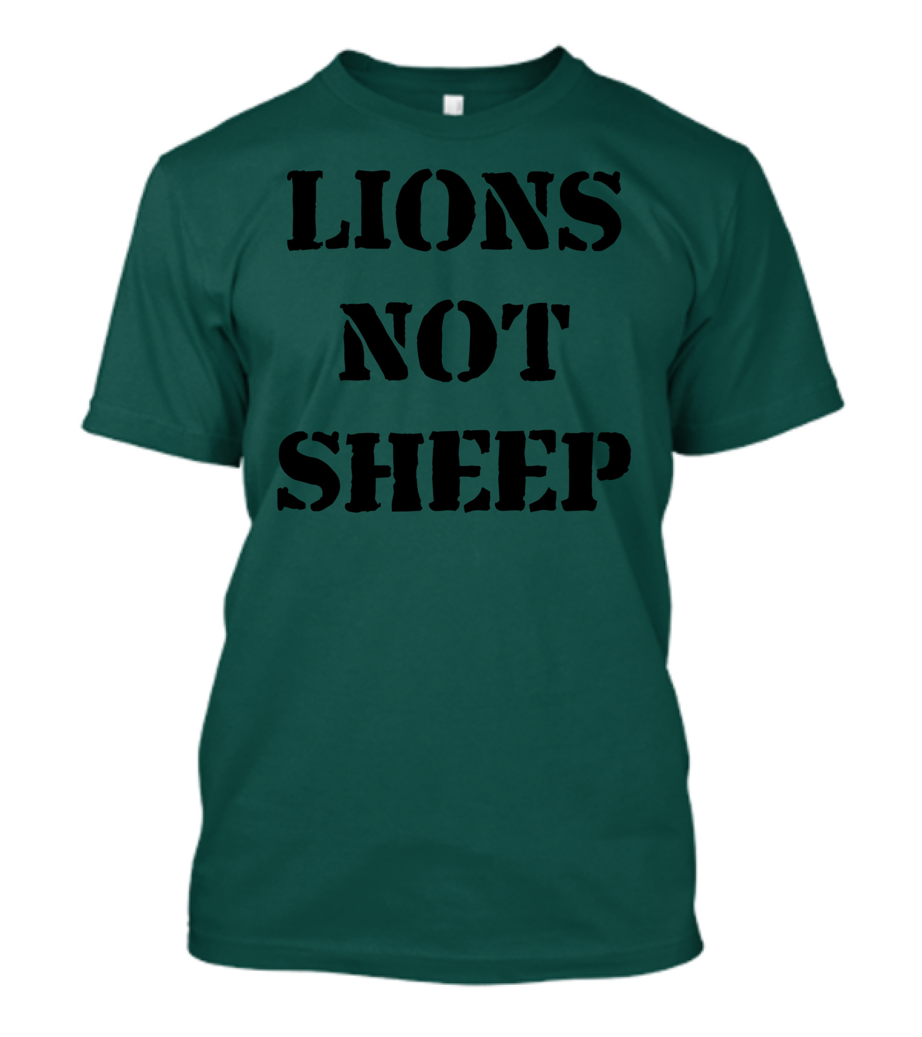 Lions Not Sheep Motivational Mindset T-Shirt