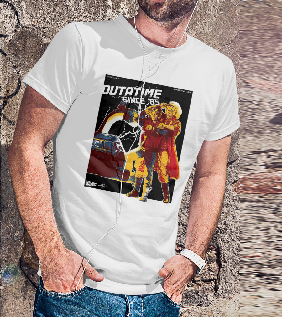 Outatime Since '85 Back To The Future Doc And Marty T-Shirt