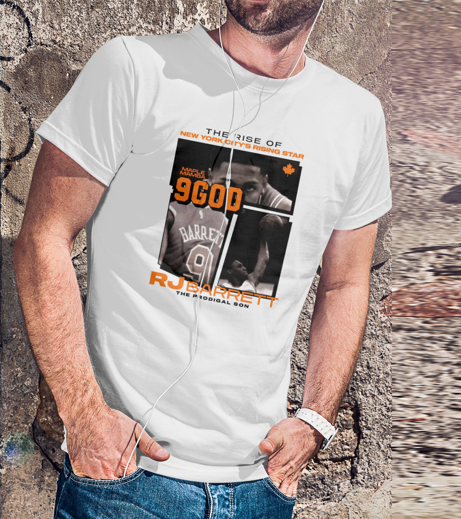 The Rise Of New York City's Rising Star Maple Mamba 9 God RJ Barrett The Prodigal Son T-Shirt