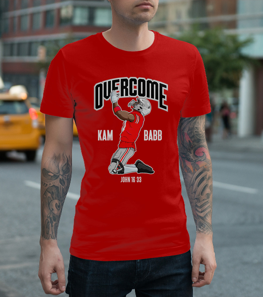 OVERCOME Kam Babb John 16 33 T-Shirt