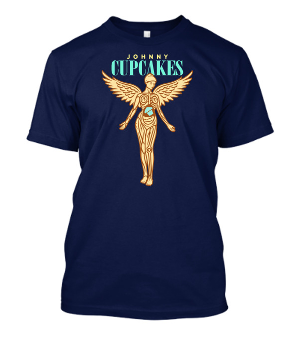 Johnny Cupcakes Winged Anatomical Figure With Cupcake Core T-Shirt