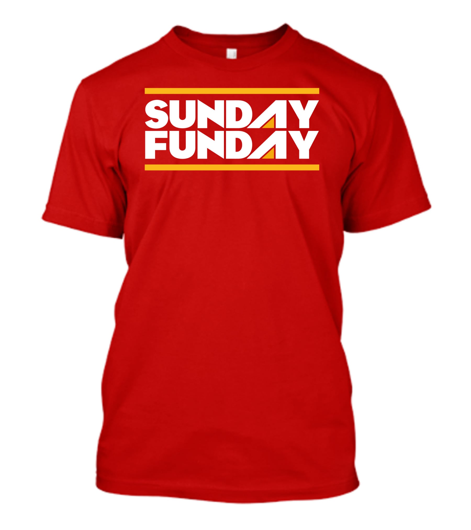Sunday Funday Westside Storey Store Bold Red Typography T-Shirt