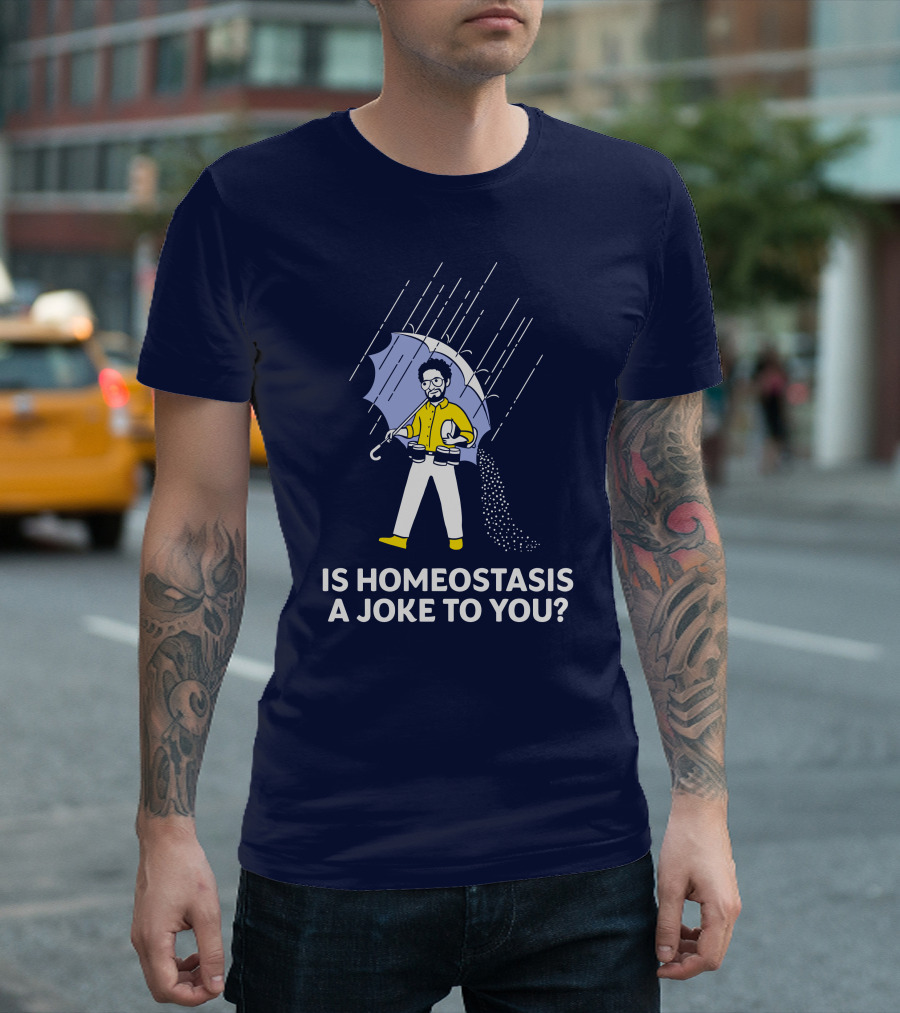 Dr. Glaucomflecken Is Homeostasis A Joke To You Umbrella Comic Rain T-Shirt