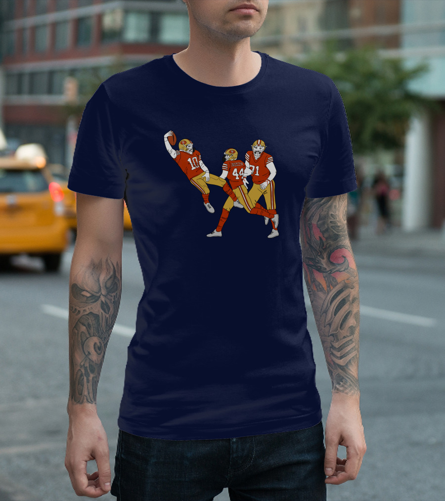 San Francisco Football Trio Marshawn Jimmy 49ers Team T-Shirt