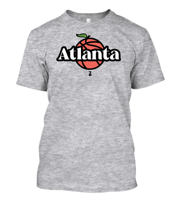 Seven Six Merch Atlanta Peach Basketball T-Shirt