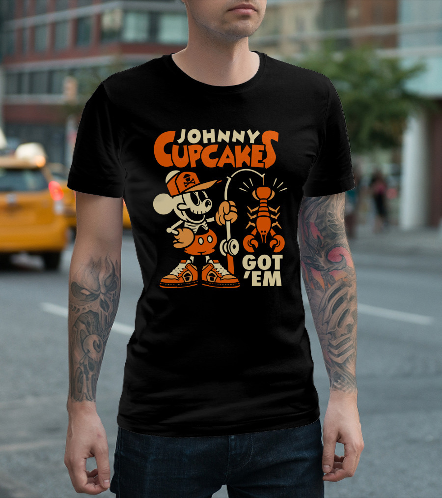 Johnny Cupcakes Crustacean Cupkicks Got 'Em T-Shirt