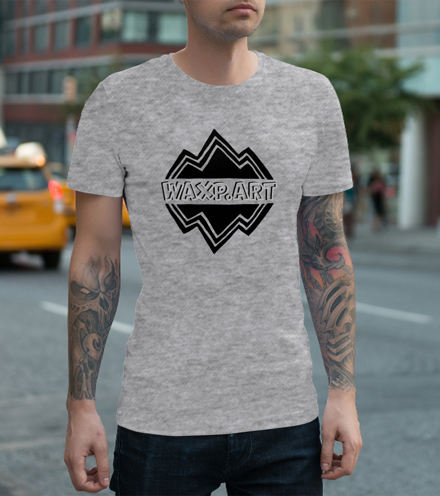 WAXP.ART Bold Geometric Emblem T-Shirt