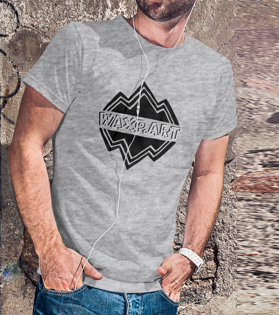 WAXP.ART Bold Geometric Emblem T-Shirt