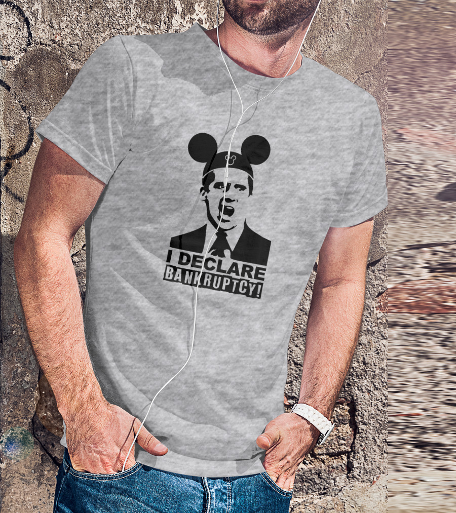 Michael Scott I Declare Bankruptcy Mickey Ears T-Shirt