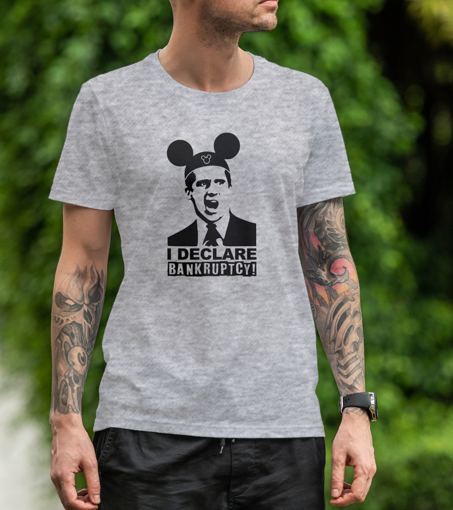 Michael Scott I Declare Bankruptcy Mickey Ears T-Shirt