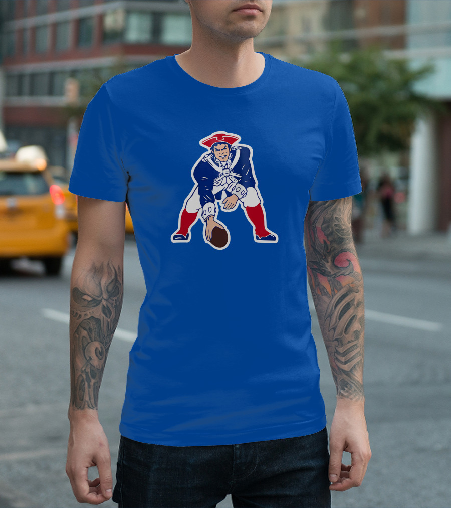 New England Patriots Sideline Arch Jersey Football Retro T-Shirt