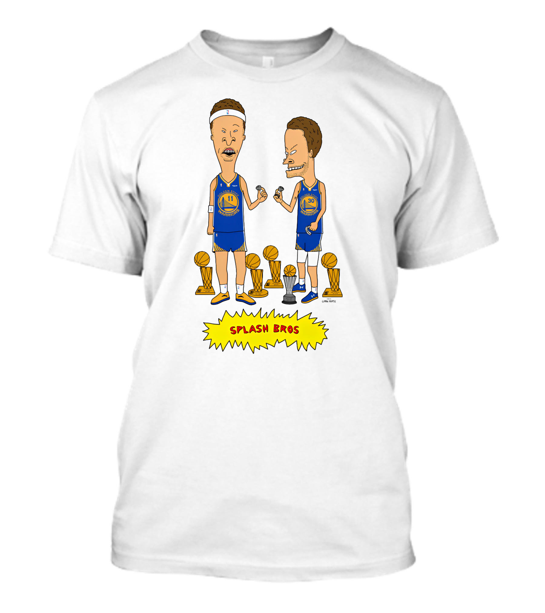 Beavis And Butthead Splash Bros Basketball Champions T-Shirt