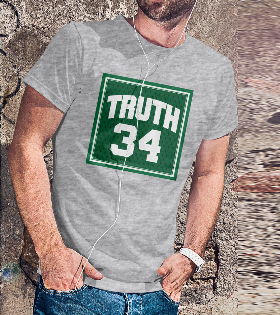 Boston Celtics Truth 34 Green Jersey T-Shirt
