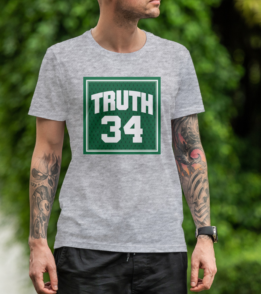 Boston Celtics Truth 34 Green Jersey T-Shirt