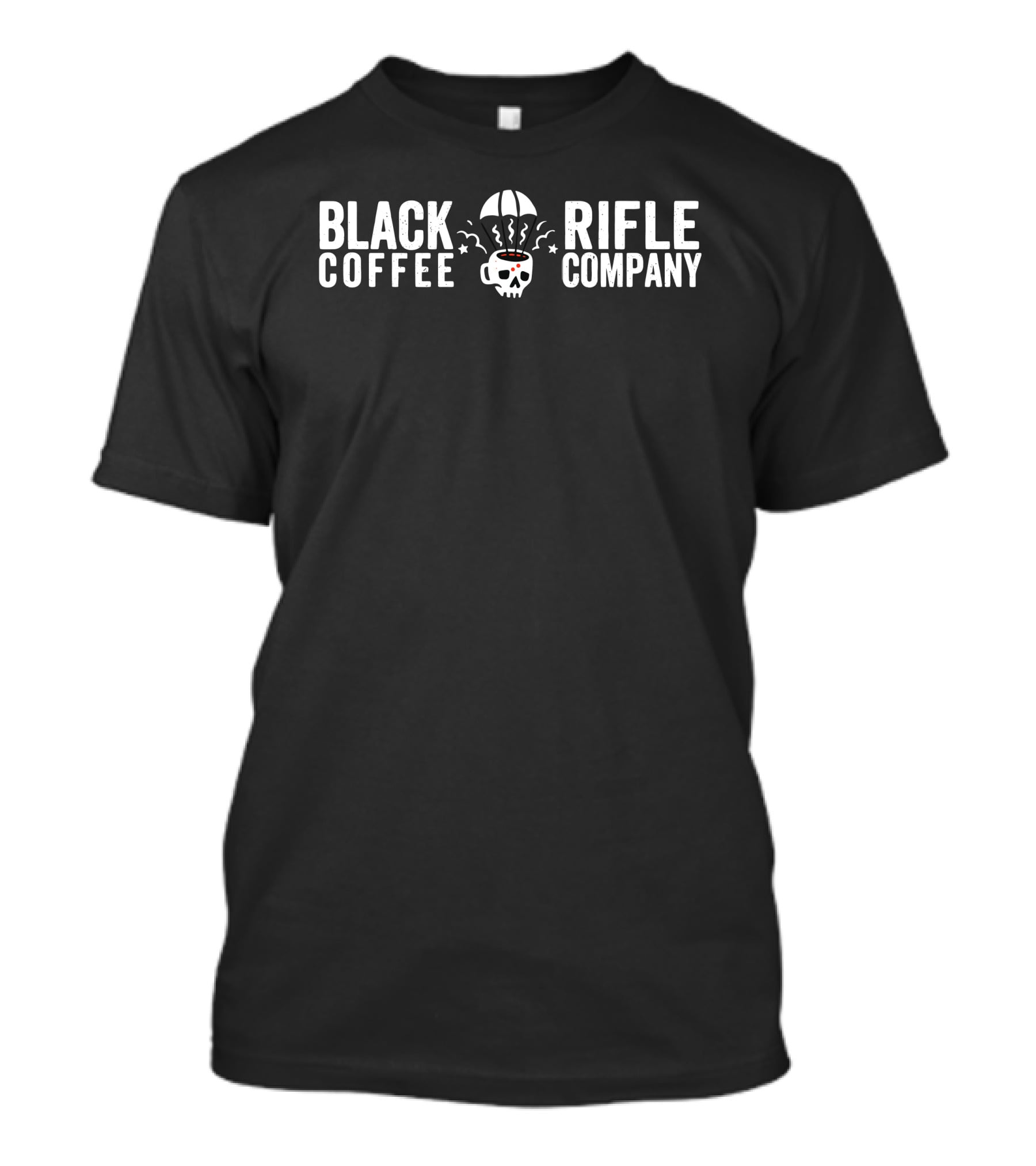 Noah Gragson Black Rifle Coffee Company Skull Mug Parachute T-Shirt