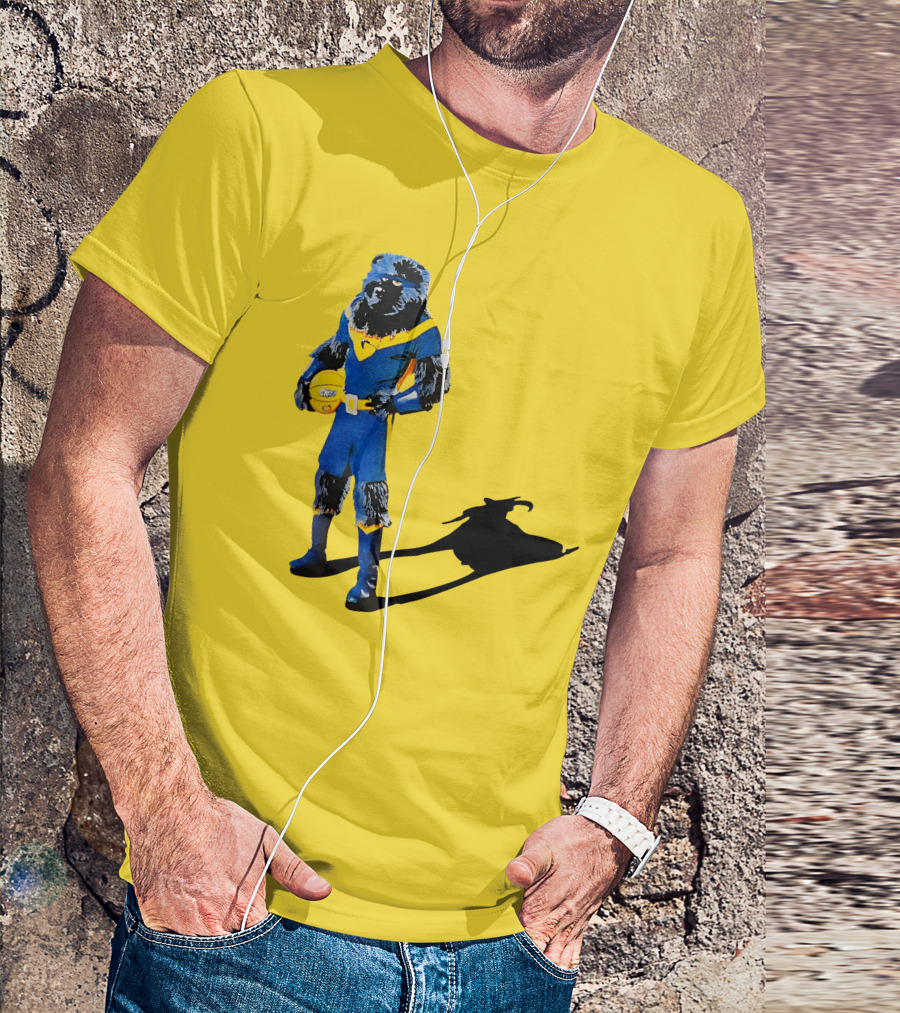 Grizzlies Bear Holding Basketball With Shadow T-Shirt