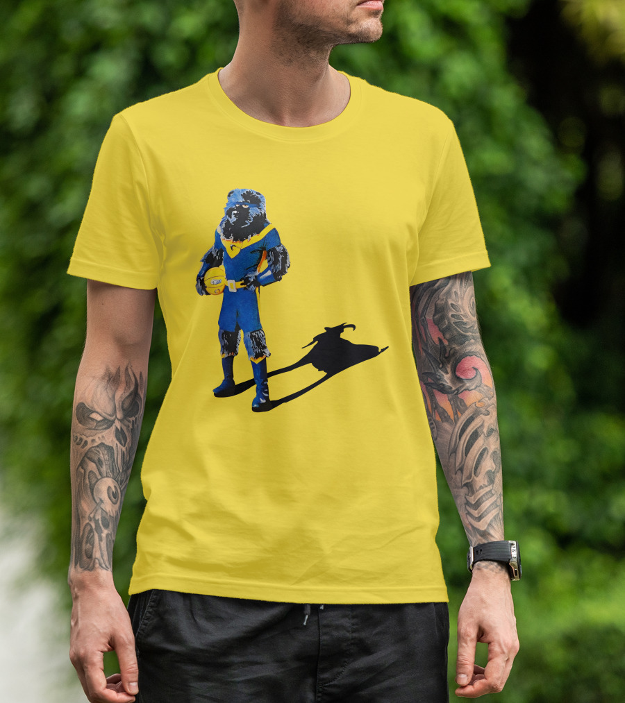 Grizzlies Bear Holding Basketball With Shadow T-Shirt