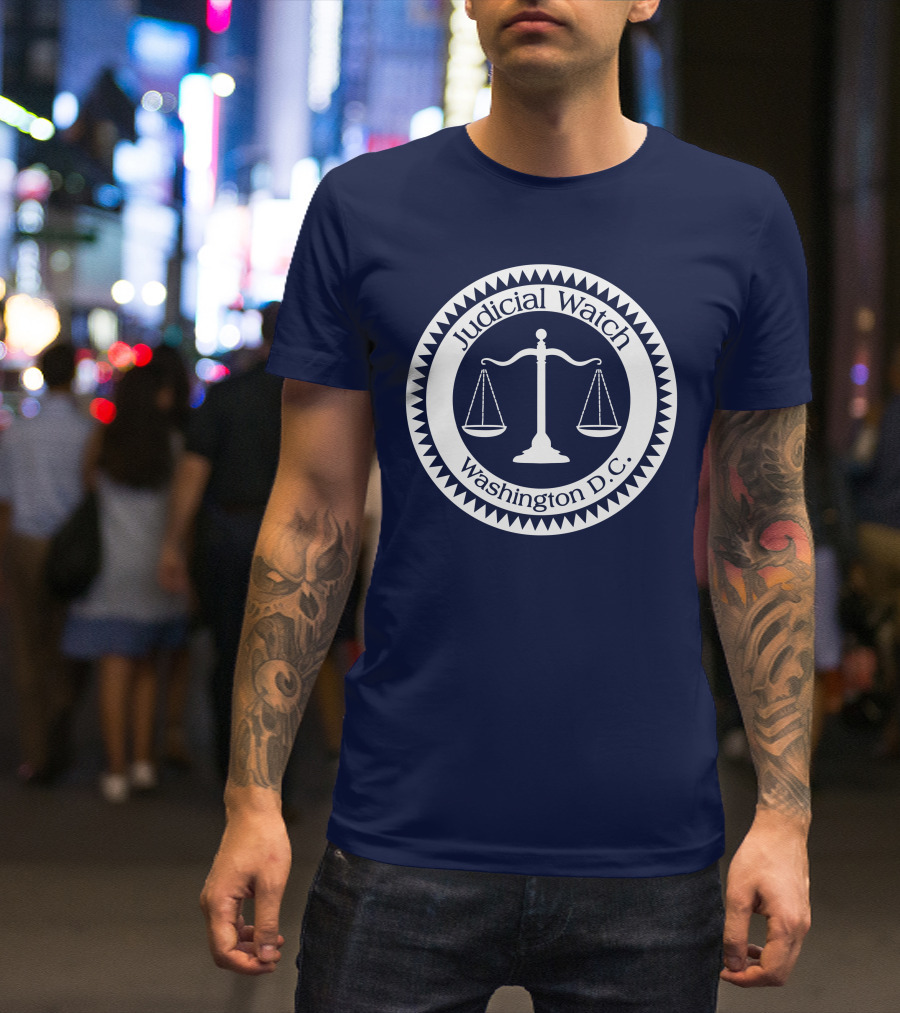 Judicial Watch Washington D.C. Scales Of Justice Seal T-Shirt