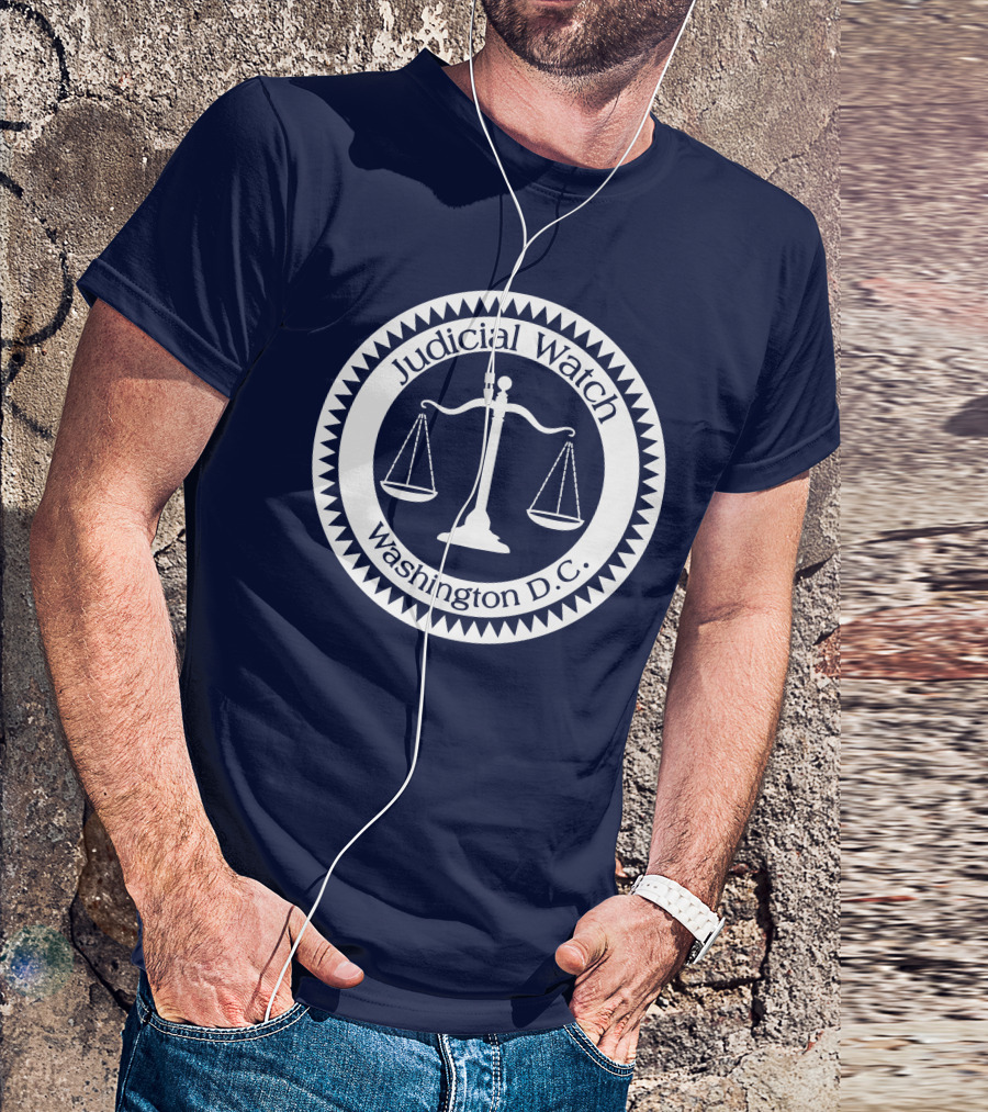 Judicial Watch Washington D.C. Scales Of Justice Seal T-Shirt
