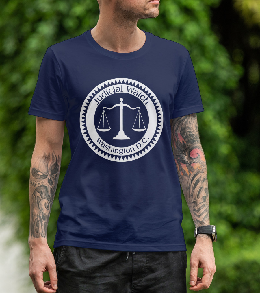 Judicial Watch Washington D.C. Scales Of Justice Seal T-Shirt