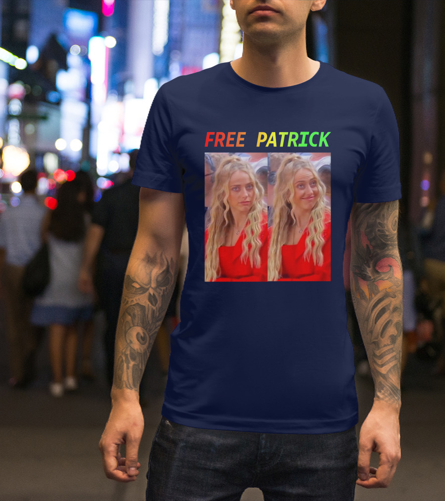 FREE PATRICK Double Image Red T-Shirt