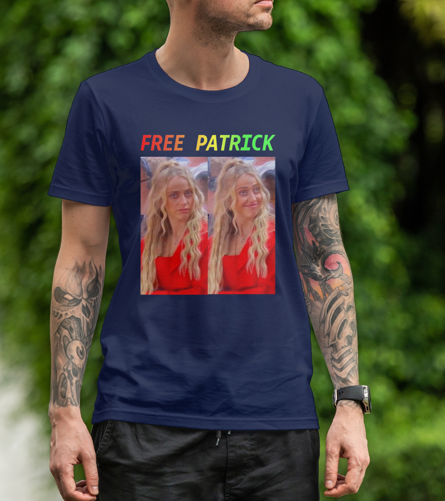 FREE PATRICK Double Image Red T-Shirt