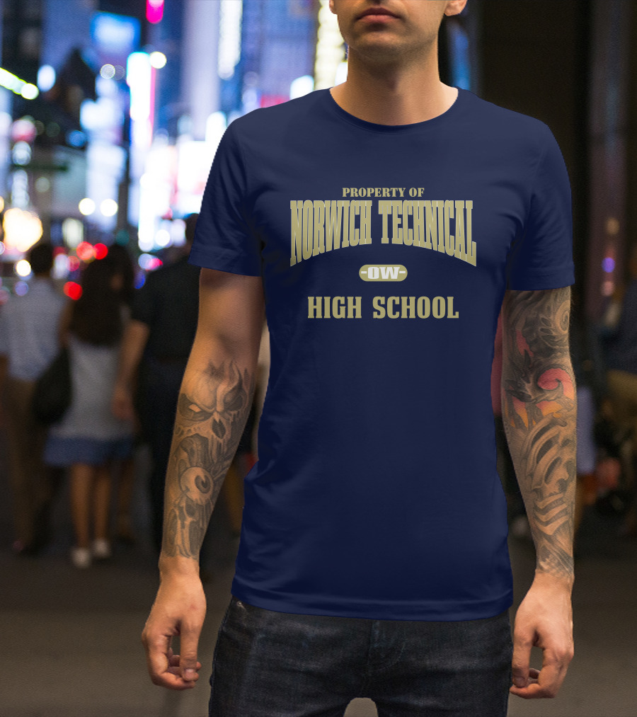 Property Of Norwich Technical OW High School T-Shirt