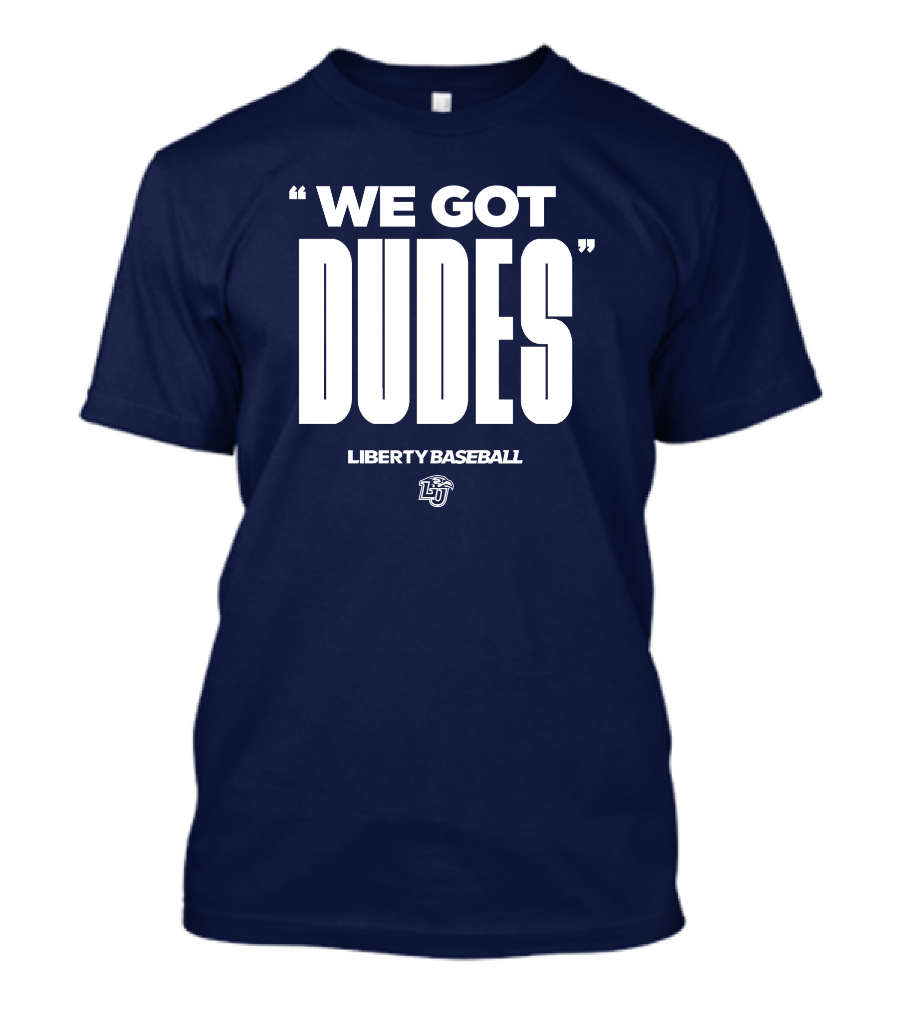We Got Dudes Liberty Baseball LU T-Shirt