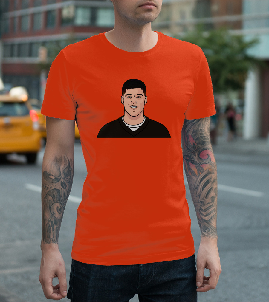 Mason Rudolph Illustrated Portrait On T-Shirt