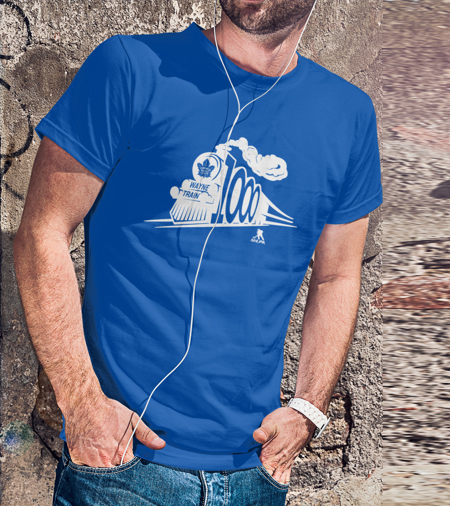 Sportsnet Wayne Train NHLPA 1000 Toronto Maple Leafs T-Shirt