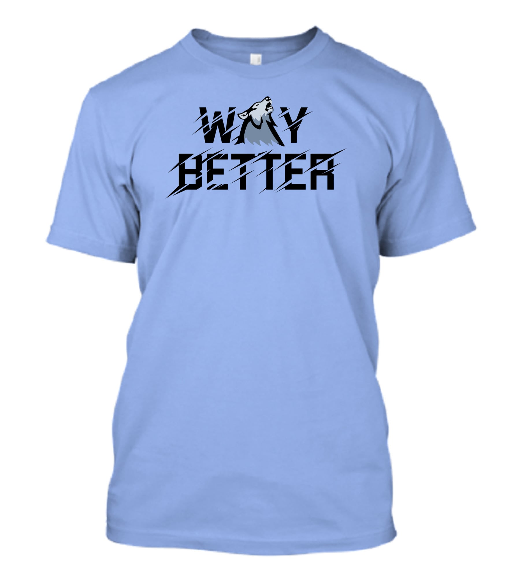 Way Better Wolf Stream Elements Merch Viss T-Shirt